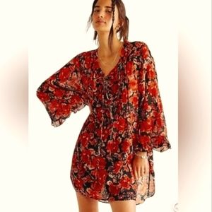 Free People Nisha Floral Tunic NWT
